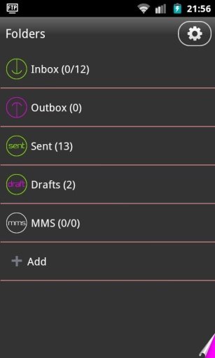 GO SMS Pro P2 Minimal Theme截图2