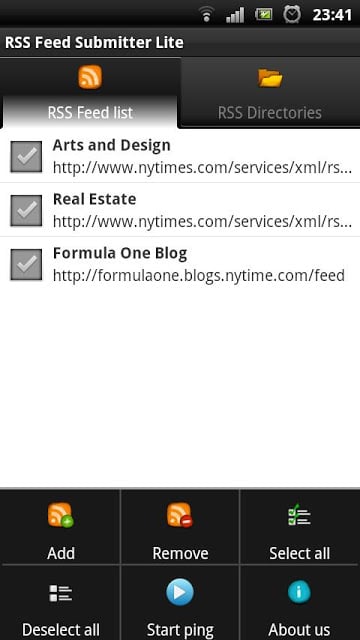 RSS Feed Submitter Lite截图3