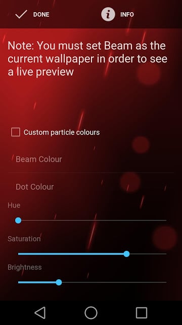 Beam Live Wallpaper截图3