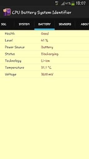 CPU Battery System Identifier截图9