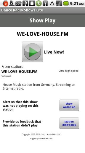 Dance Radio Shows - Lite截图2