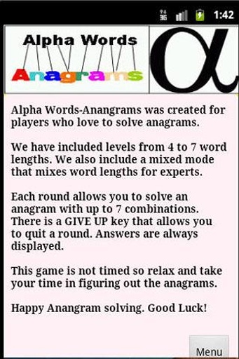 Alpha Words截图2