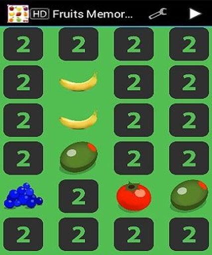 Fruits Memory Games截图8