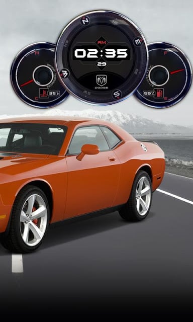 Dodge Challenger SR Clock LWP截图1