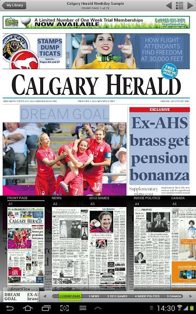 Calgary Herald ePaper截图1