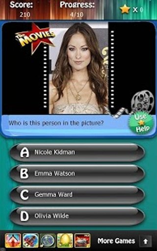 Movie Stars &amp; Celebs Quiz HD截图1