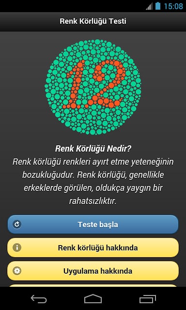 Renk K&ouml;rl&uuml;ğ&uuml; Testi截图1