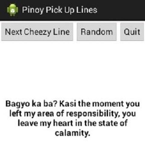 Pinoy Pick Up Lines Version 4截图3