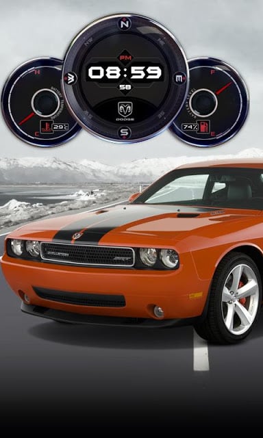 Dodge Challenger SR Clock LWP截图2