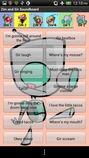 Zim and Gir Soundboard截图4