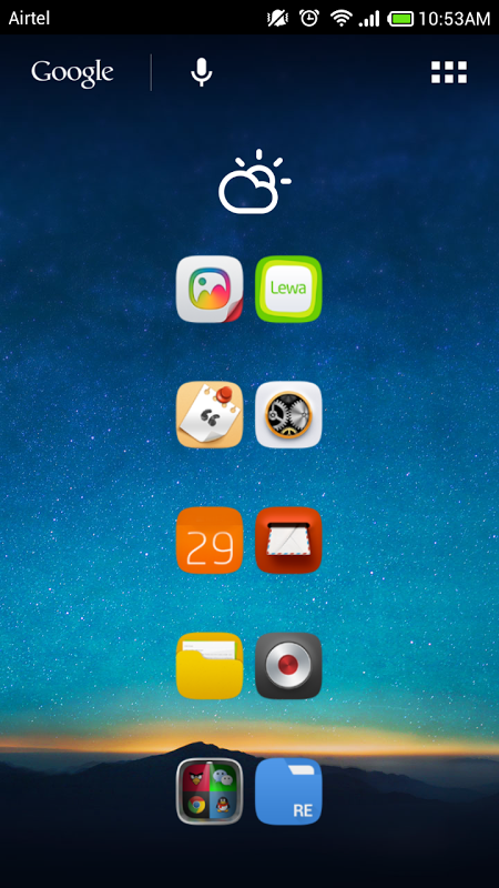 LEWA OS ICONS APEX/NOVA/ADW/GO截图4