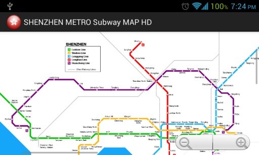 SHENZHEN METRO Subway MAP HD截图4