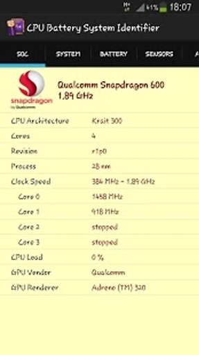 CPU Battery System Identifier截图6