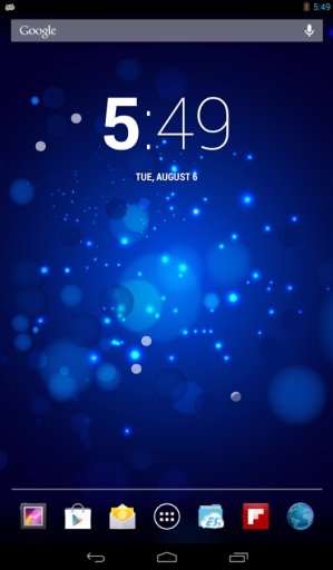 Blue Bokeh Live Wallpaper截图3