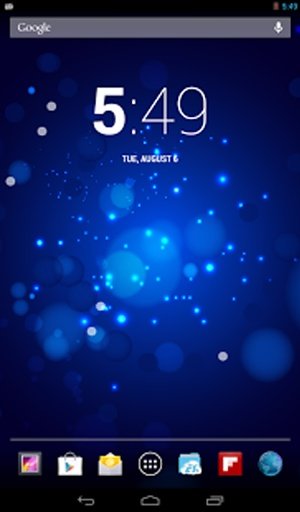 Blue Bokeh Live Wallpaper截图6