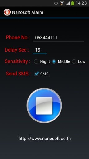 Nanosoft Alarm กันขโมยรถ截图4