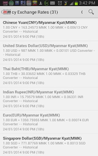 mmRate: Myanmar Gold+Currency截图5