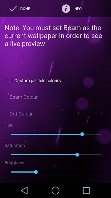 Beam Live Wallpaper截图5
