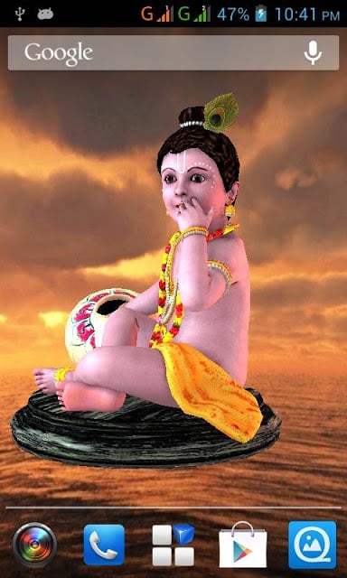 Krishna 3D Live Wallpaper截图3