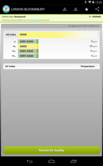 EuropeAir - Air Quality Europe截图2