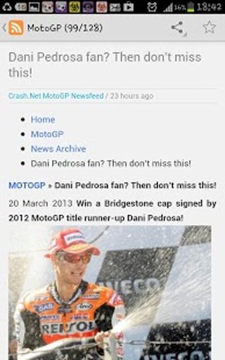 Moto GP Fan News截图1