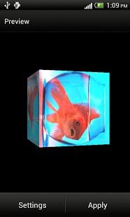 Fish Cube 3D Live Wallpaper截图3