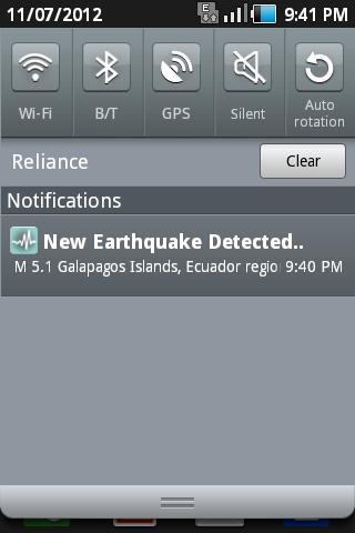 2.5+ Earthquake Detector截图6