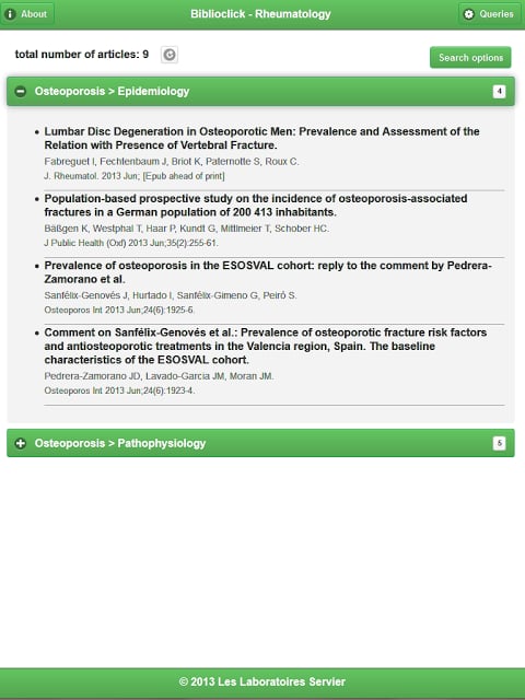 Biblioclick in Rheumatology截图8