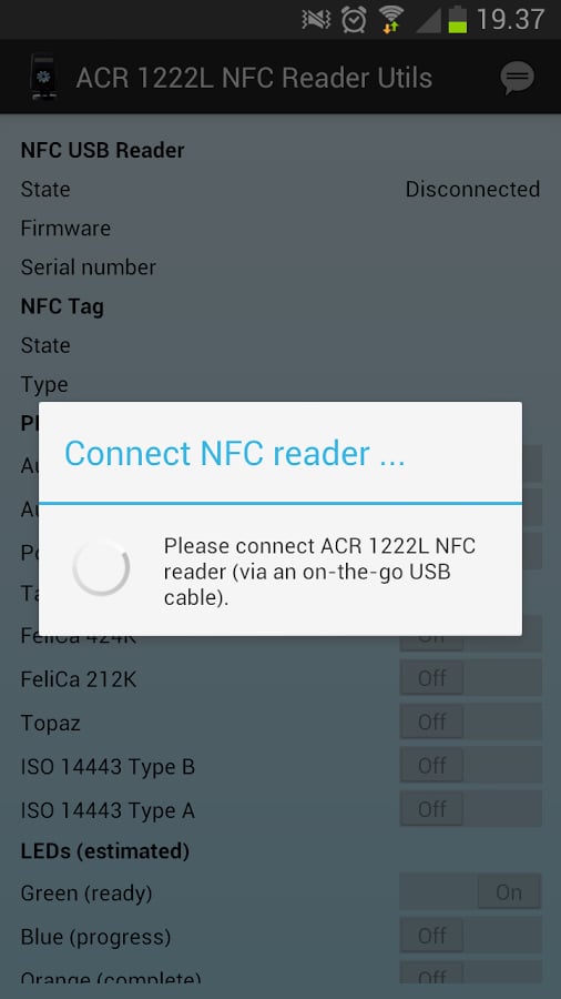 ACR 1222L USB NFC Reader Utils截图3