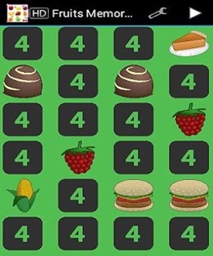 Fruits Memory Games截图3