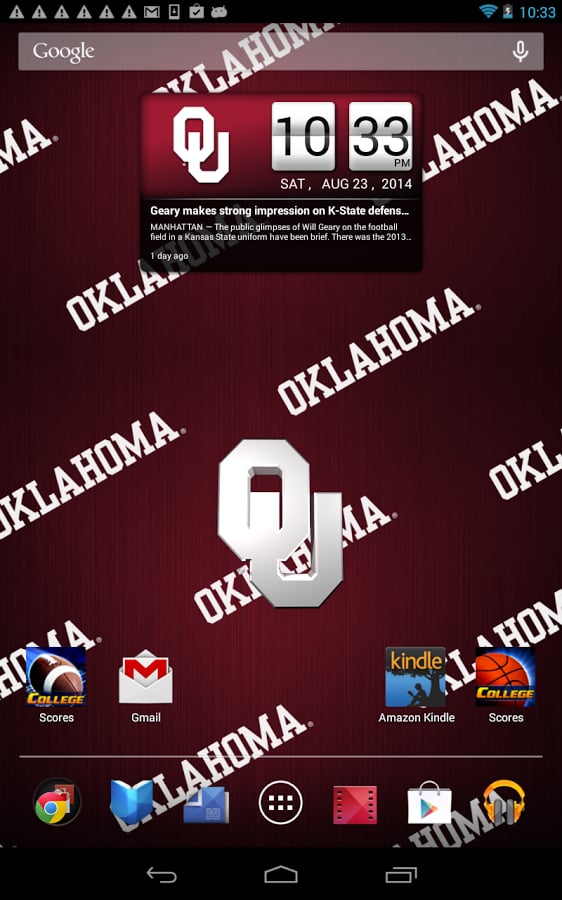 Oklahoma Live Clock截图9