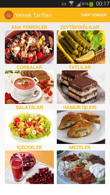 Yemek Tarifleri Internetsiz截图2