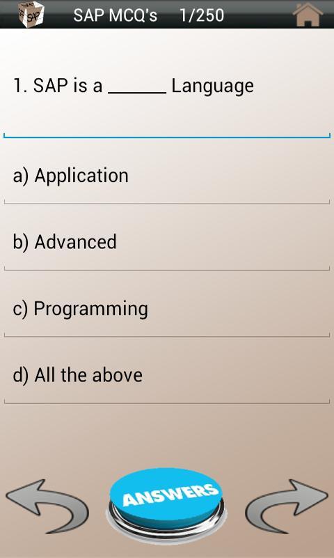 SAP MCQ's截图1