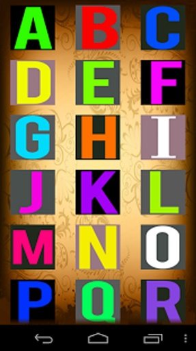 Kids Alphabets Jigsaw Puzzle截图1