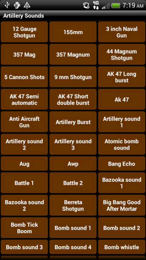 Artillery Sounds截图2