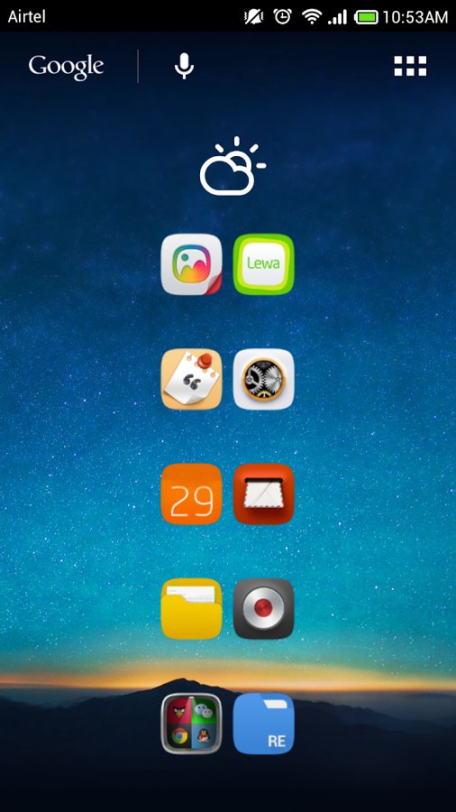 LEWA OS ICONS APEX/NOVA/ADW/GO截图3