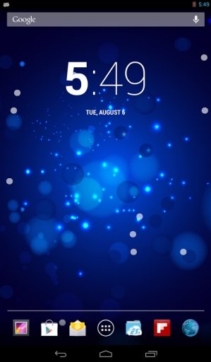 Blue Bokeh Live Wallpaper截图7