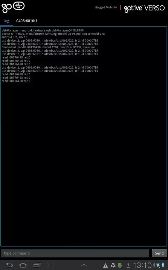 USB-Serial Terminal截图2