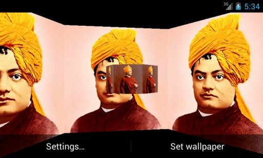 Swami Vivekananda 3D LWP截图4