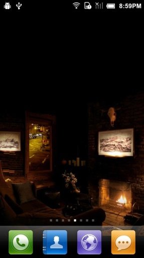 Cozy Fireplace Live Wallpaper截图3