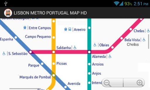 LISBON METRO PORTUGAL MAP HD截图2