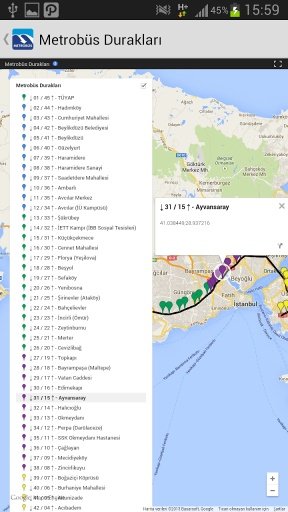 Metrob&uuml;s Durakları截图5