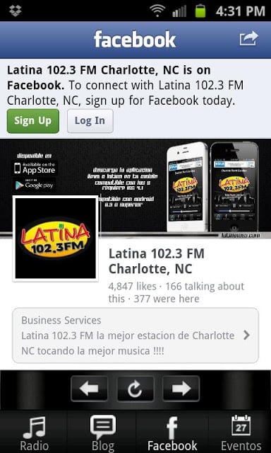 Latina 102.3 FM截图1