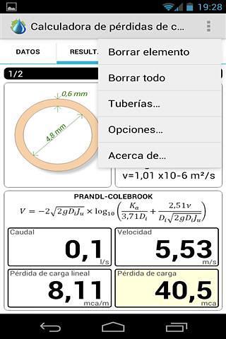 水龙头损失计算器 Head Loss Calculator截图1