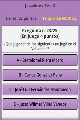 Real Valladolid Trivial截图6