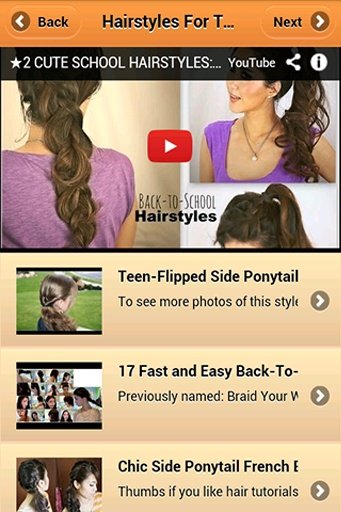 Hairstyles For Teen截图6