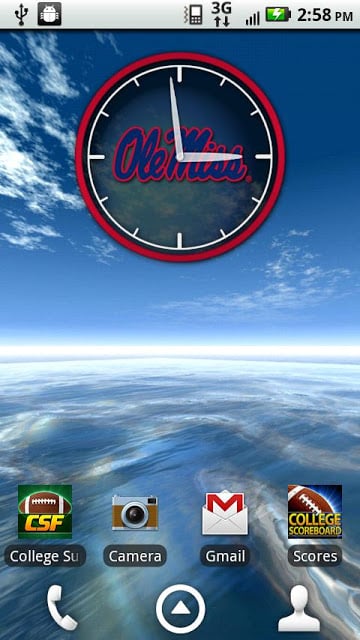 Ole Miss Rebels Live Clock截图6