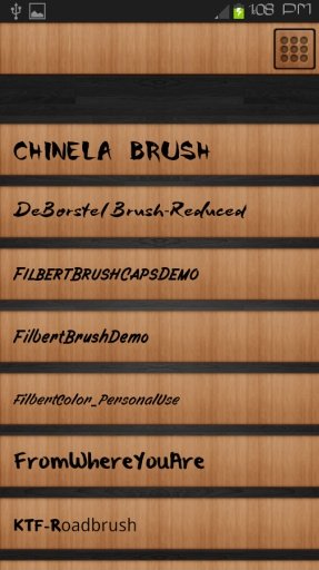 Brush Font Style截图2