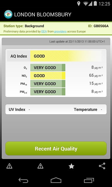 EuropeAir - Air Quality Europe截图6