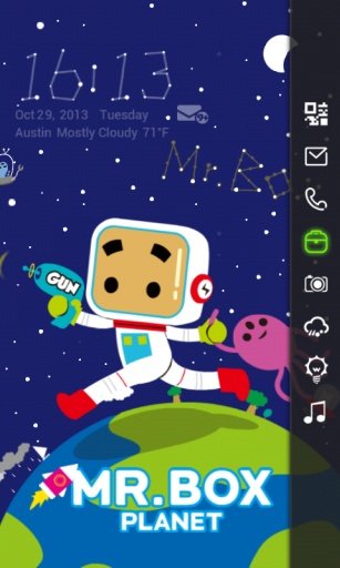 Space Travel Live Locker Theme截图2